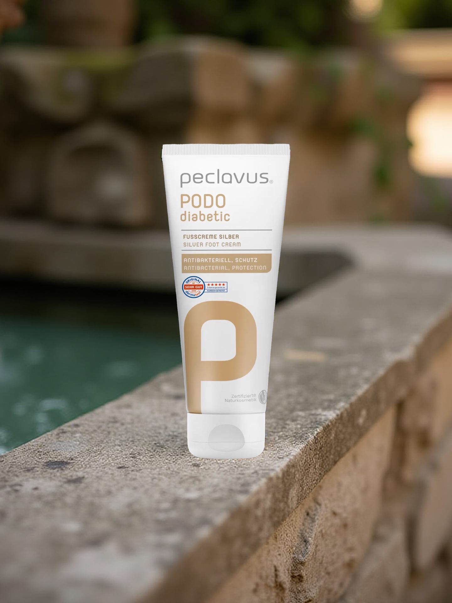 Peclavus PODOdiabetic Fußcreme Silber | 100 ml