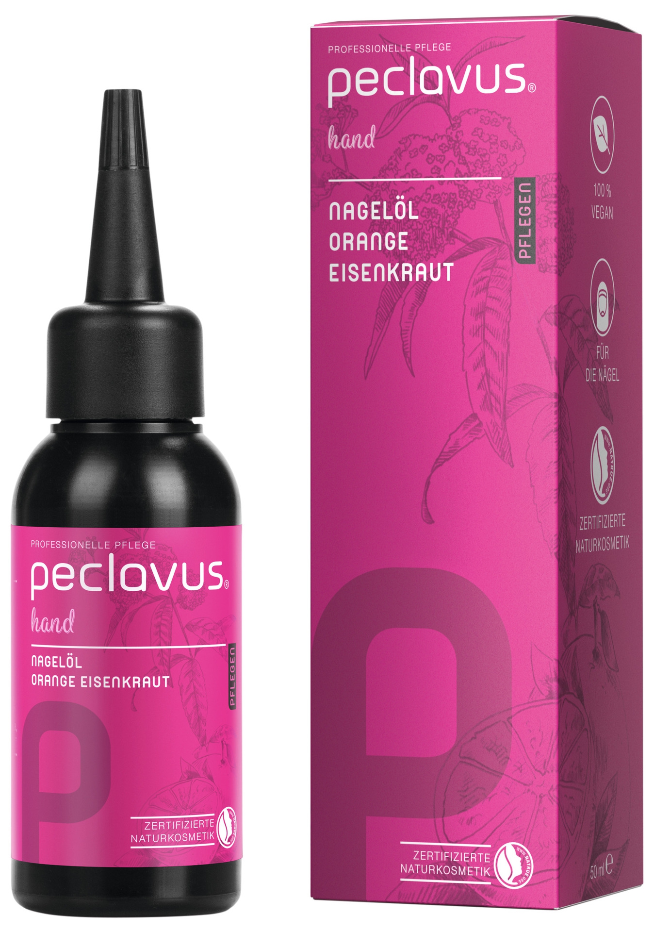 PECLAVUS Nagelöl Orange Eisenkraut 50 ml | Pflege PECLAVUS Nagelöl Orange Eisenkraut 50 ml | Pflege