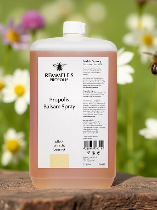 🐝 REMMELE`s PROPOLIS Balsam Spray zur hygienischen Händereinigung | 2,0 Liter