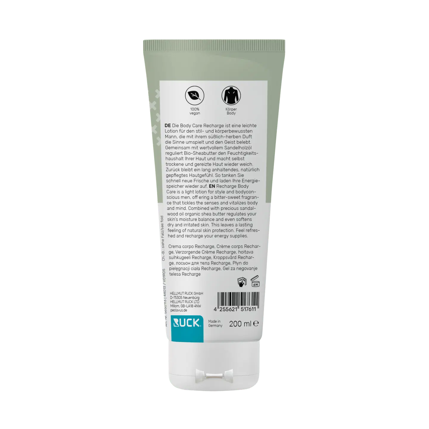 PECLAVUS gentleman | Body Care Recharge 200 ml