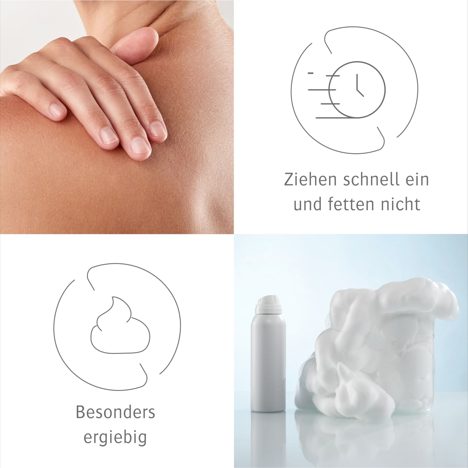 Allpresan Derma med Repair Schaum-Creme HYDRO INTENSIVPFLEGE, 200 ml