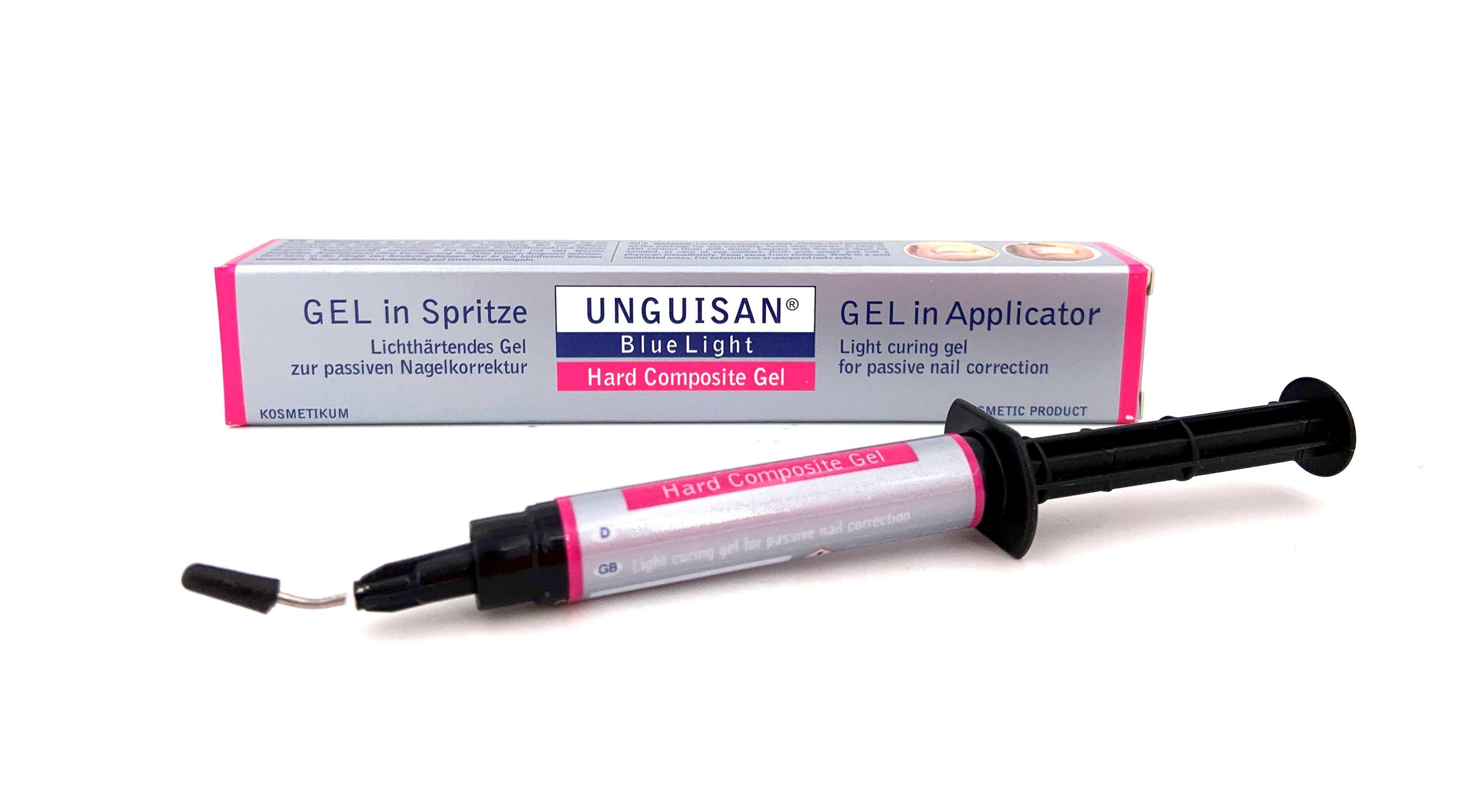 UNGUISAN Blue Light Gel Hart | Composite Gel 4 g