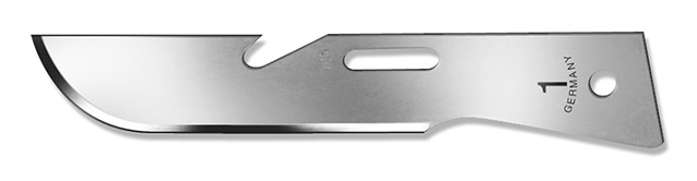 OR-Klingen Fig. 1 sterilverpackt, 100 Stück OR-Klingen Fig. 1 sterilverpackt, 100 Stück