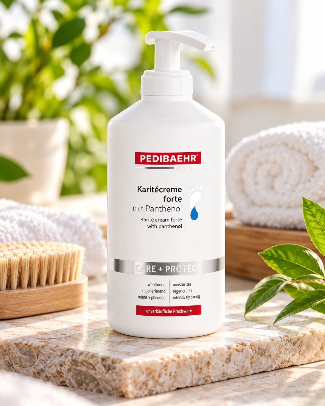 PEDIBAEHR Karitécreme forte mit Panthenol 500 ml