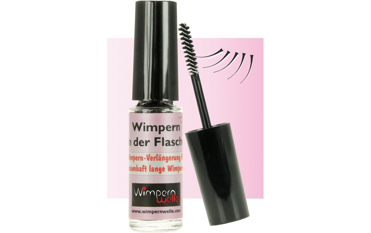 Wimpernwelle Wimpern in der Flasche (Wimpernverlängerung, schwarz)