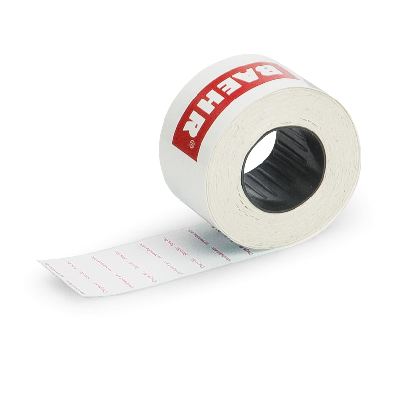 Ersatz-Etiketten (standard) zu BAEHR Auszeichnungsgerät, Rolle mit 1000 Stk.