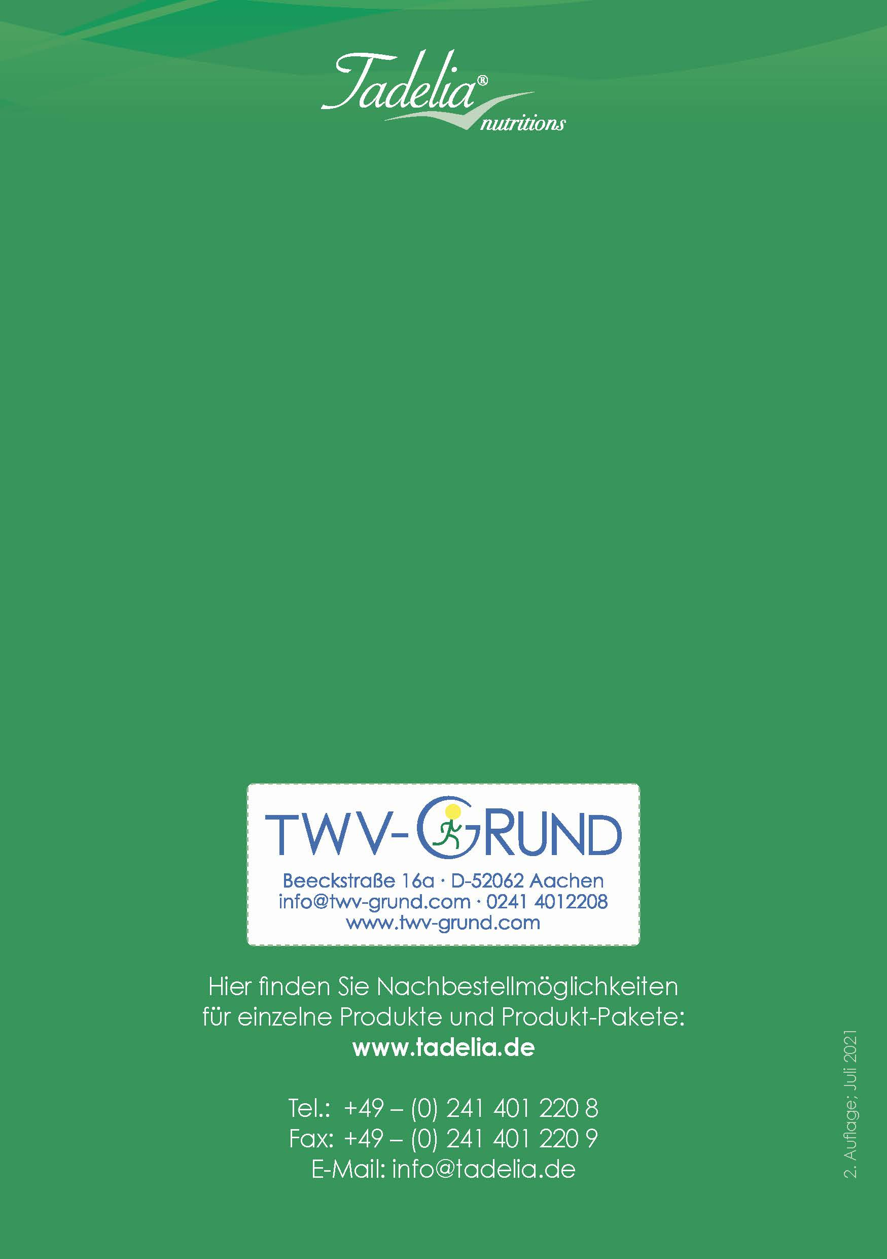 Tadelia® hCG Stoffwechseldiät PAKET 2 | Starterset ohne Hormony Complex G