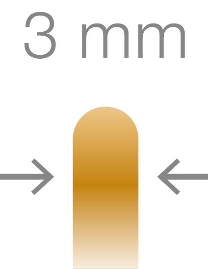 RUCK Nagelkorrektur Goldstadt professional Klebespange Gr. 23 Stärke 0,1 mm