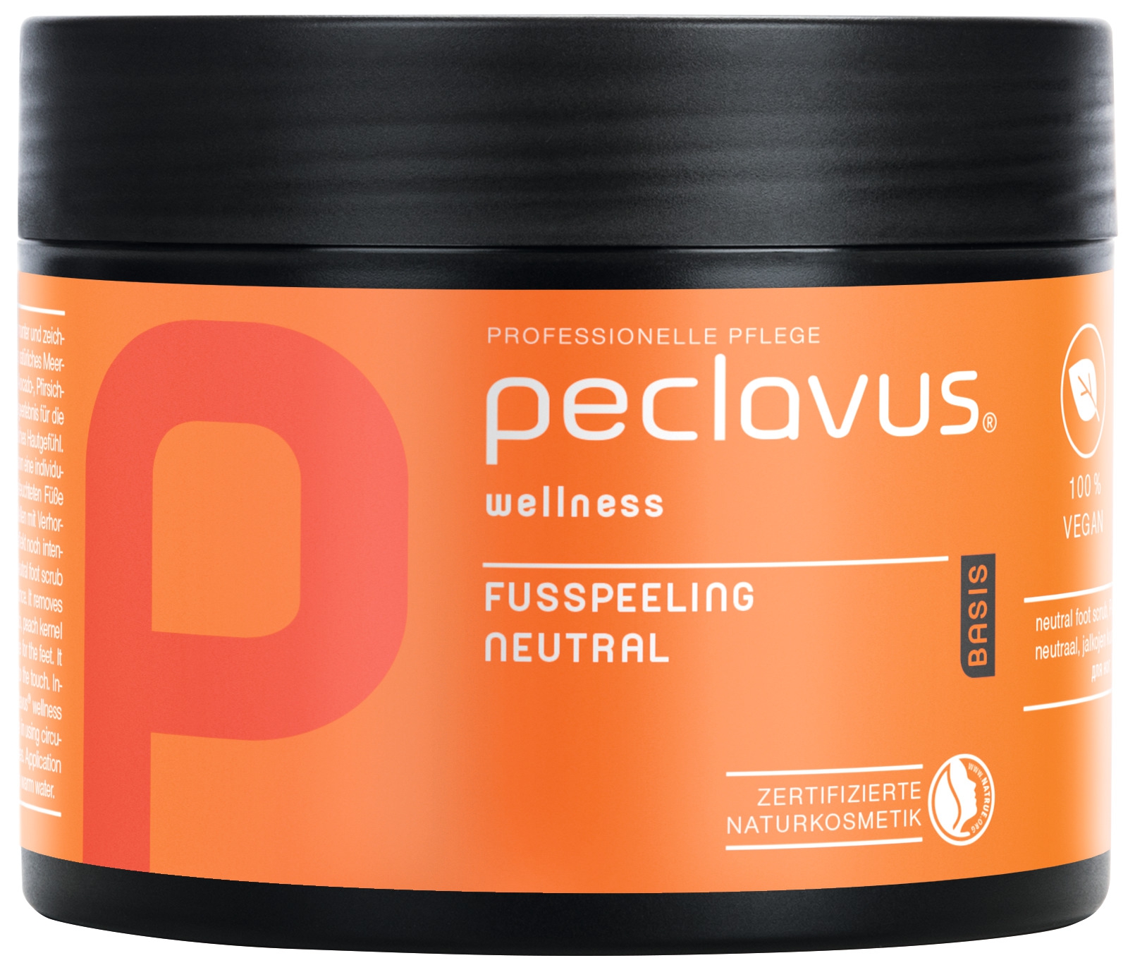 PECLAVUS wellness Fusspeeling Neutral | Basis 600 g