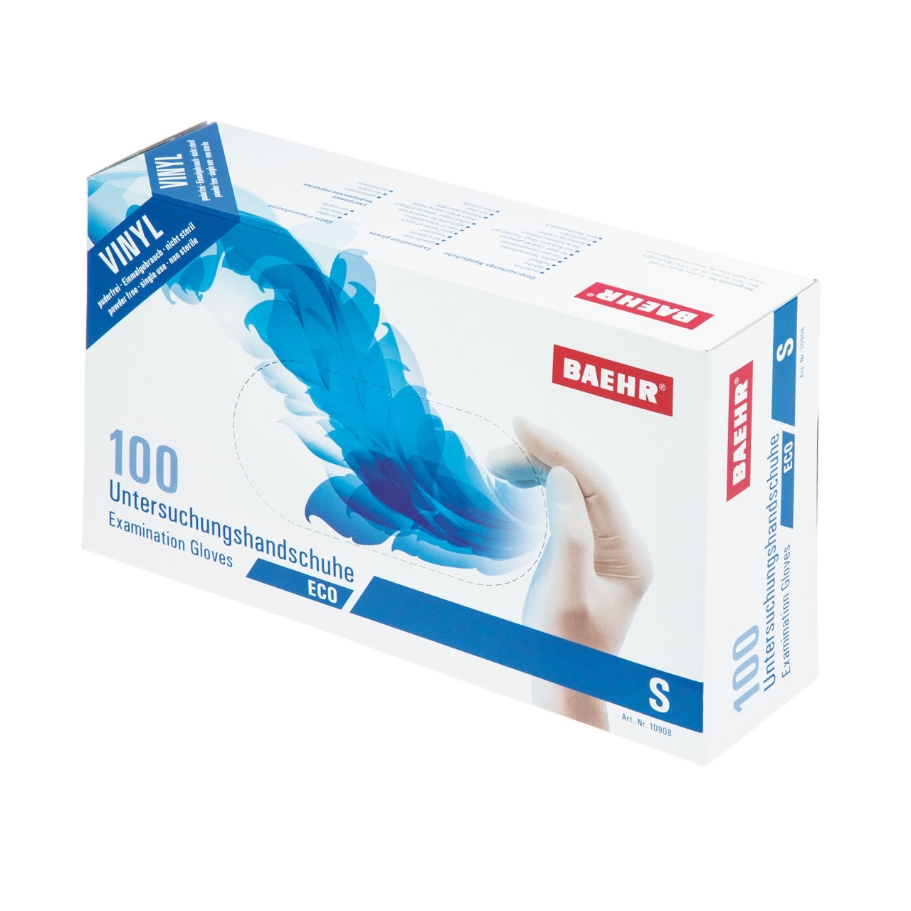🔴 BAEHR Einmalhandschuhe Vinyl ECO | S klein 100 Stück