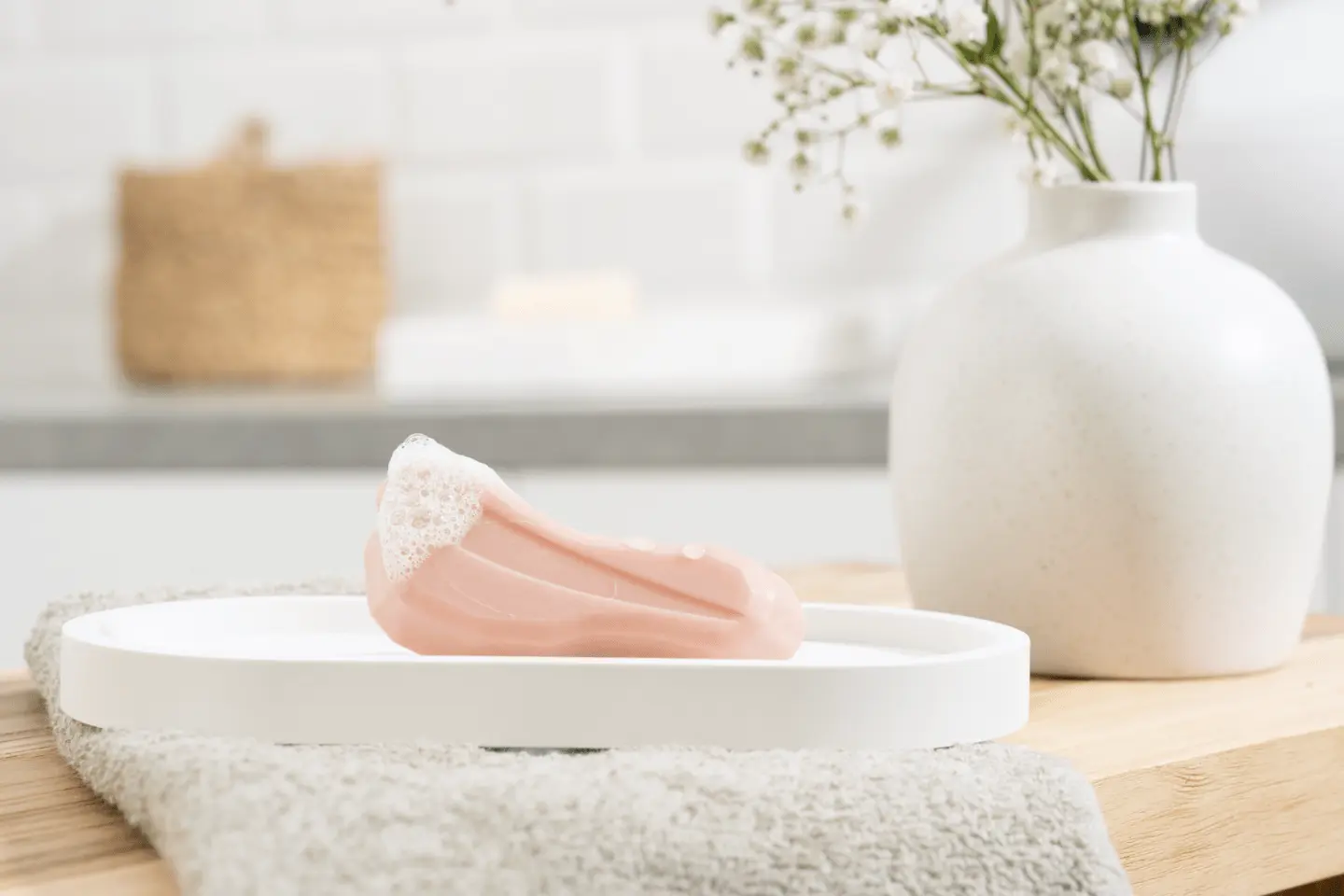 RUCK® Naturseife Fußform, 25 g Mountain - Lotus & Teeblüten