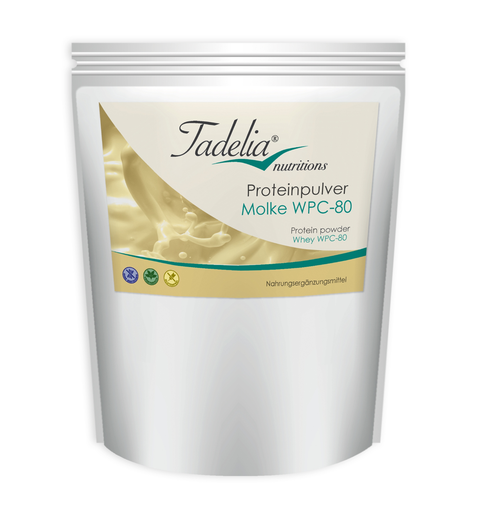 Tadelia® Proteinpulver Proteinpulver Molke WPC 80 mit Tadelia hCG Stoffwechseldiätplan + Hormony Complex G B12 Tropfen