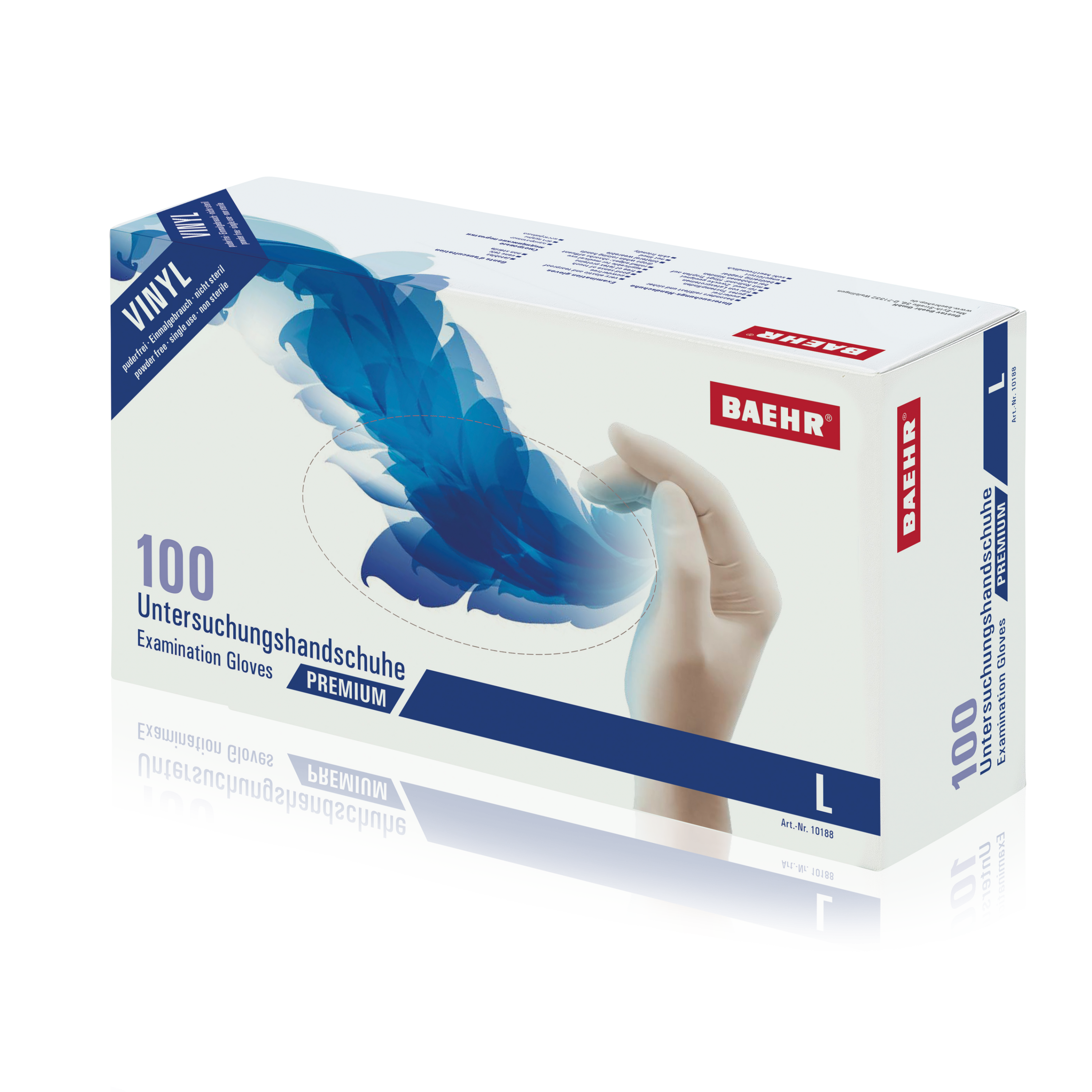 BAEHR Handschuhe Vinyl Gr. L 100 Stück