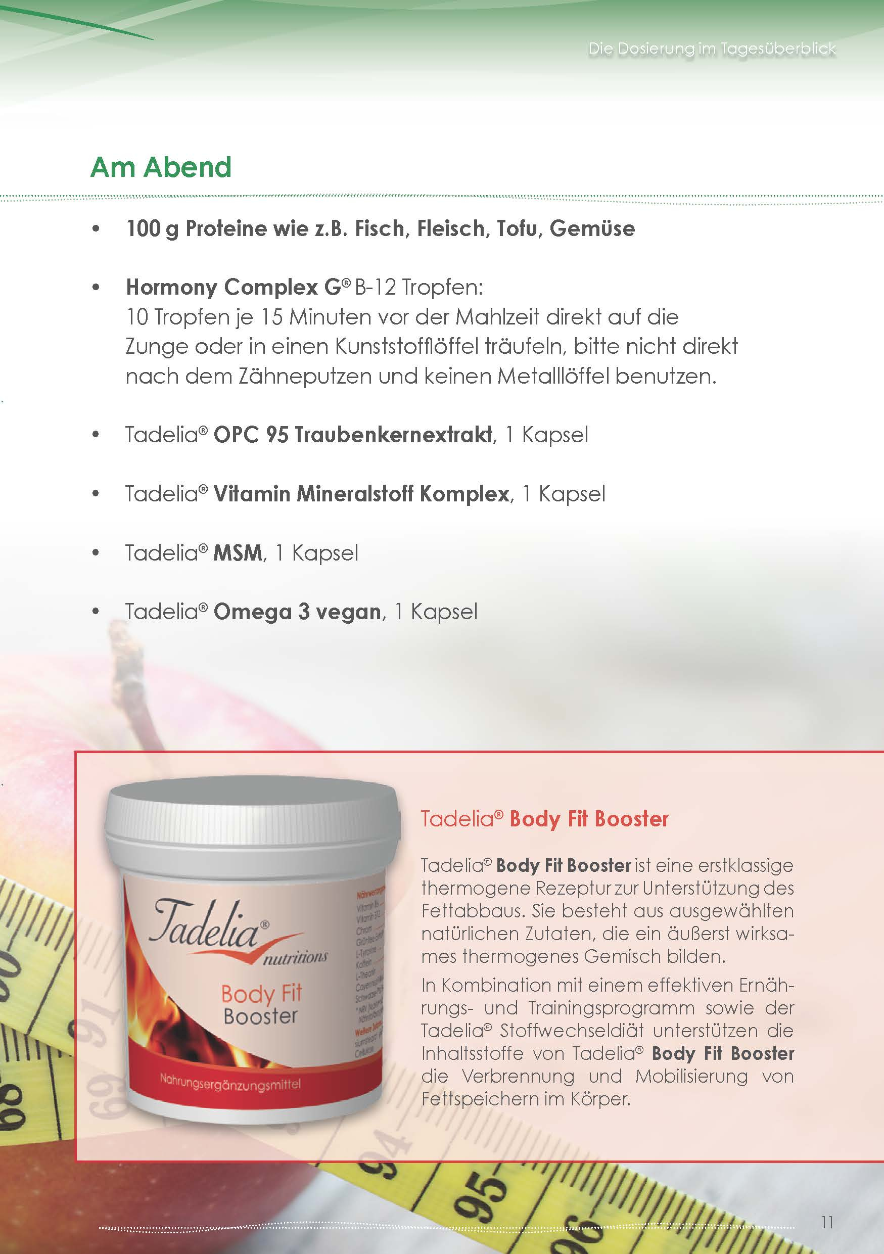 Tadelia® hCG Stoffwechseldiät PAKET 2 | Starterset ohne Hormony Complex G