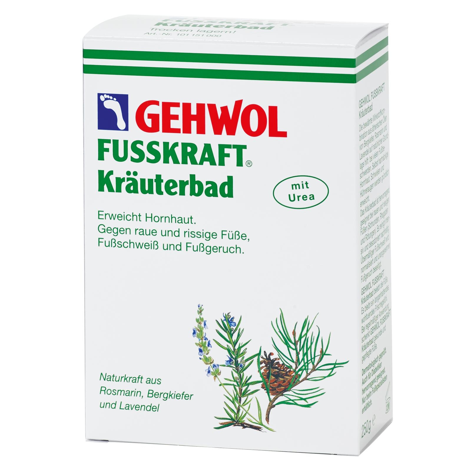 GEHWOL FUSSKRAFT Kräuterbad Faltschachtel 250 g