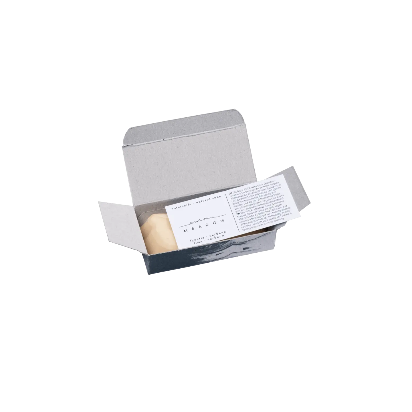 RUCK® Naturseife Fußform, 25 g Meadow - Limette & Verbene