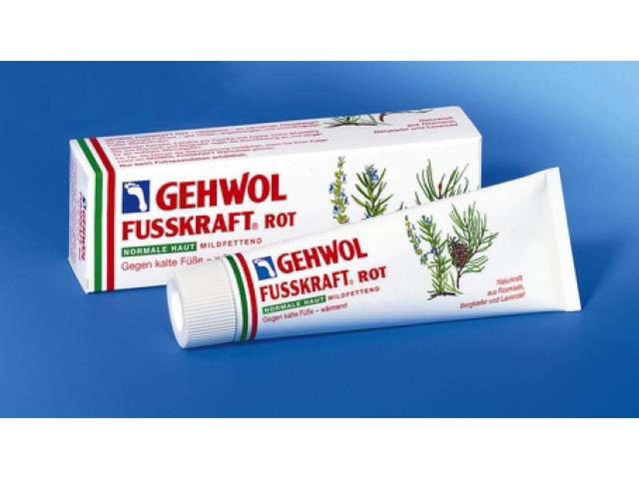 GEHWOL FUSSKRAFT ROT für Trockene Haut | 6x 75 ml (450 ml)