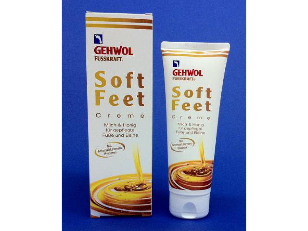 🔷 GEHWOL FUSSKRAFT Soft Feet Creme mit Milch & Honig 125 ml