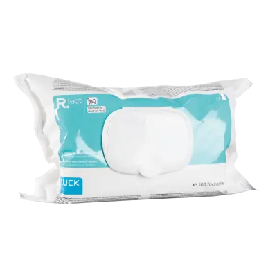 RUCK Flächendesinfektionstücher im Softpack, alkoholfrei, 100 Stück, 18 x 20 cm RUCK Flächendesinfektionstücher im Softpack, alkoholfrei, 100 Stück, 18 x 20 cm
