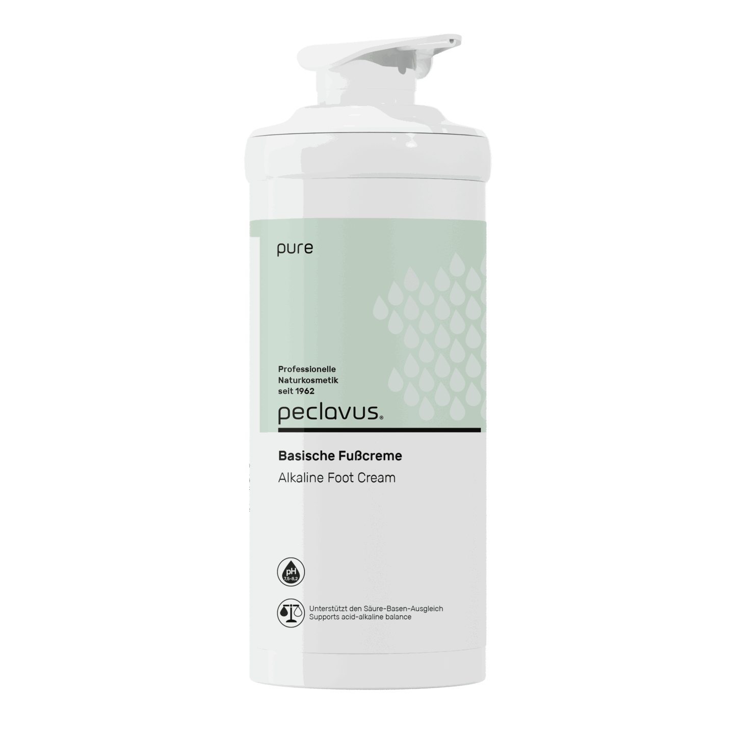 Peclavus pure Basische Fusscreme, 500 ml