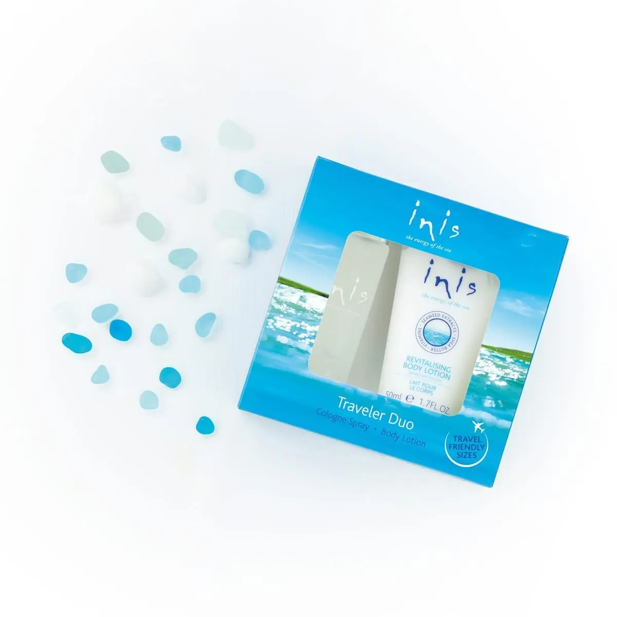 Inis Reise Duo Eau de Cologne Sprühflasche 15 ml und Bodylotion 50 ml