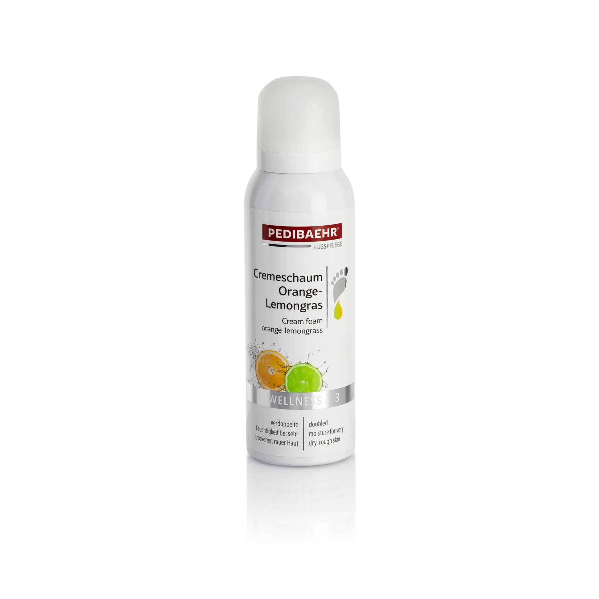 PEDIBAEHR Cremeschaum Orange-Lemongrass 125 ml