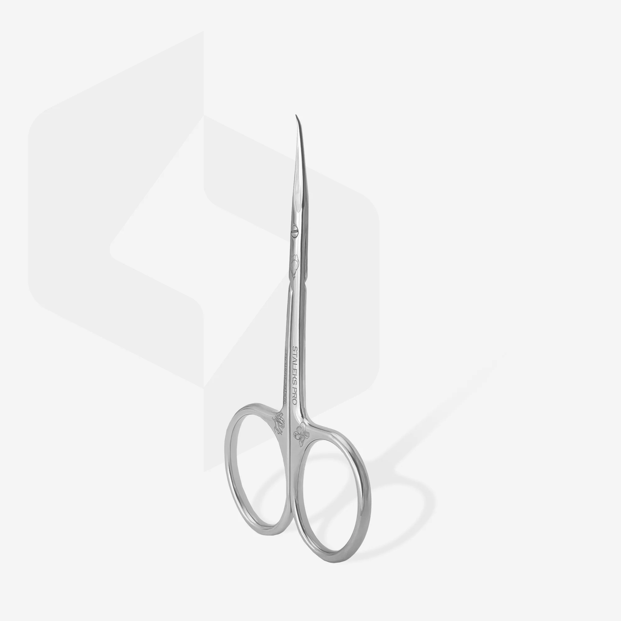 STALEKS Professionelle Nagelhautschere Mit Haken EXCLUSIVE 21 Typ 2 (Magnolia)