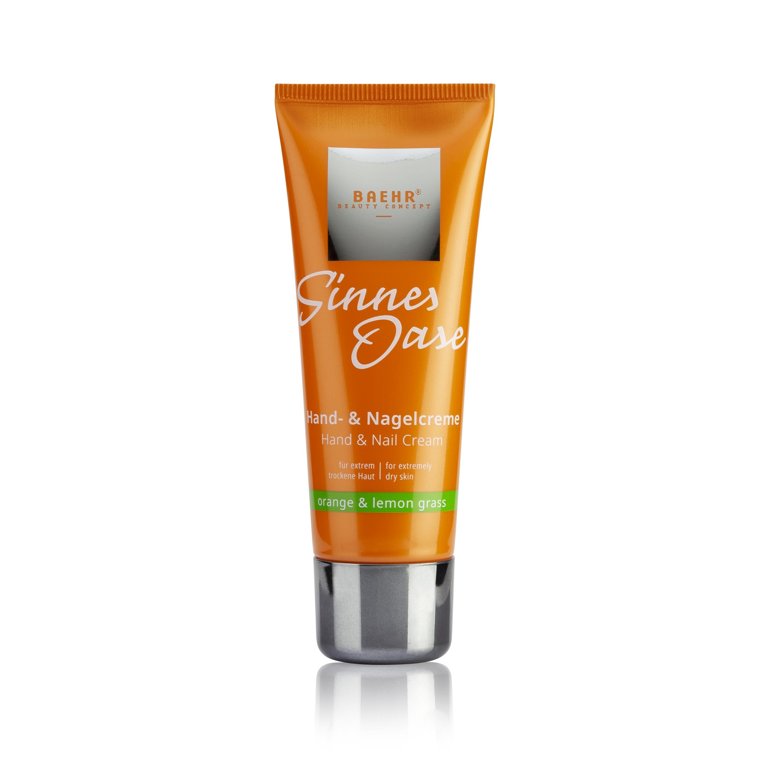 BAEHR BEAUTY CONCEPT Sinnes Oase Hand- und  Nagelcreme Orange-Lemongrass 75 ml