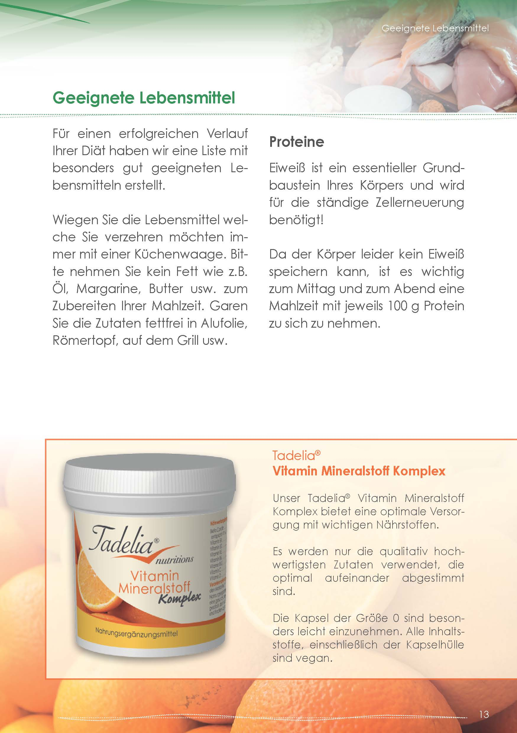 Tadelia® hCG Stoffwechseldiät PAKET 2 | Starterset ohne Hormony Complex G