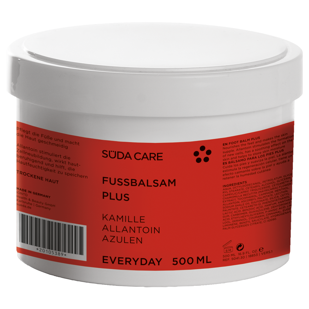 SÜDA CARE Everday Fussbalsam Plus 500 ml (Staffelpreis) SÜDA CARE Everday Fussbalsam Plus 500 ml (Staffelpreis)
