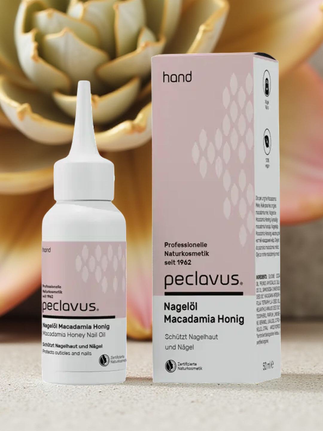 PECLAVUS Nagelöl Macadamia 50 ml | Schützen