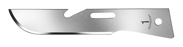 OR-Klingen Fig. 1 sterilverpackt, 10 Stück OR-Klingen Fig. 1 sterilverpackt, 10 Stück