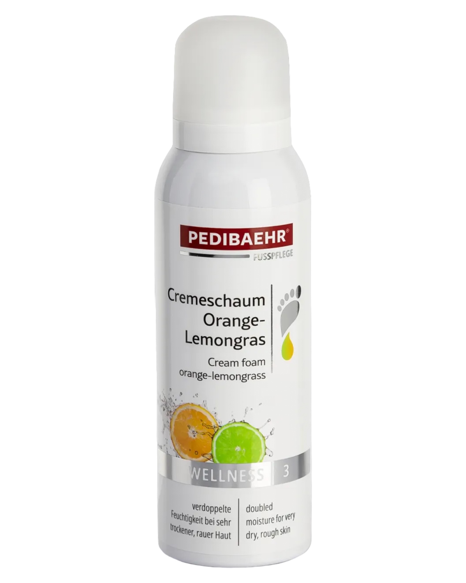 PEDIBAEHR Cremeschaum Orange-Lemongrass 125 ml