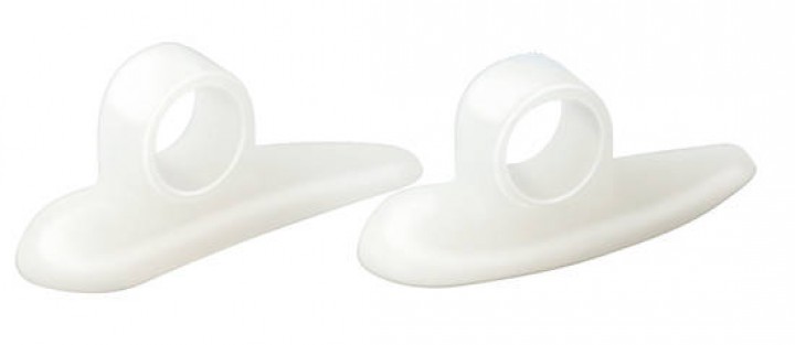 RUCK silicon Hammerzehenpolster rechts | Einheitsgröße B/L: 21/65 mm, 10 Stück