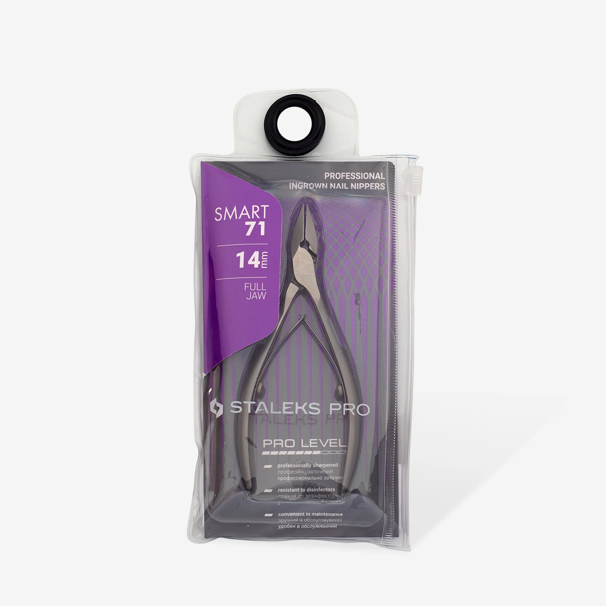 STALEKS Professionelle Nagelzange Für Eingewachsene Nägel SMART 71 14 mm