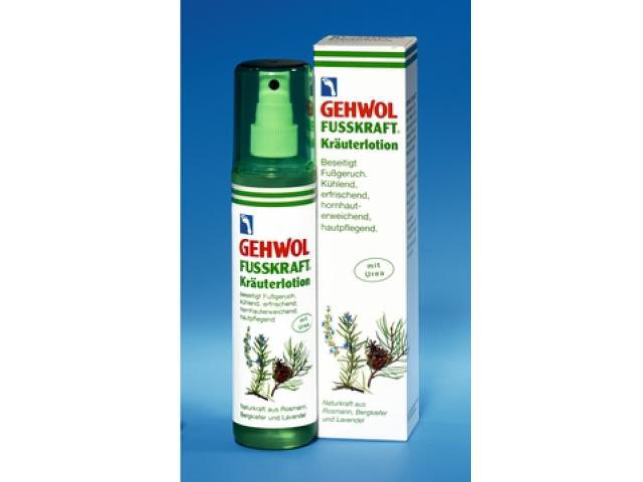 GEHWOL FUSSKRAFT Kräuterlotion 150 ml Fl. mit Pumpzerstäuber