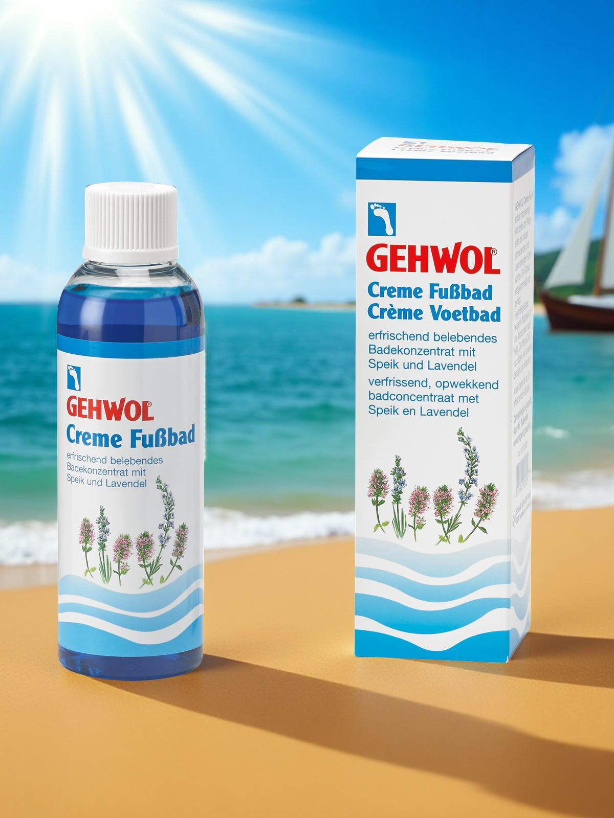 GEHWOL Creme Fußbad | 150 ml Flasche