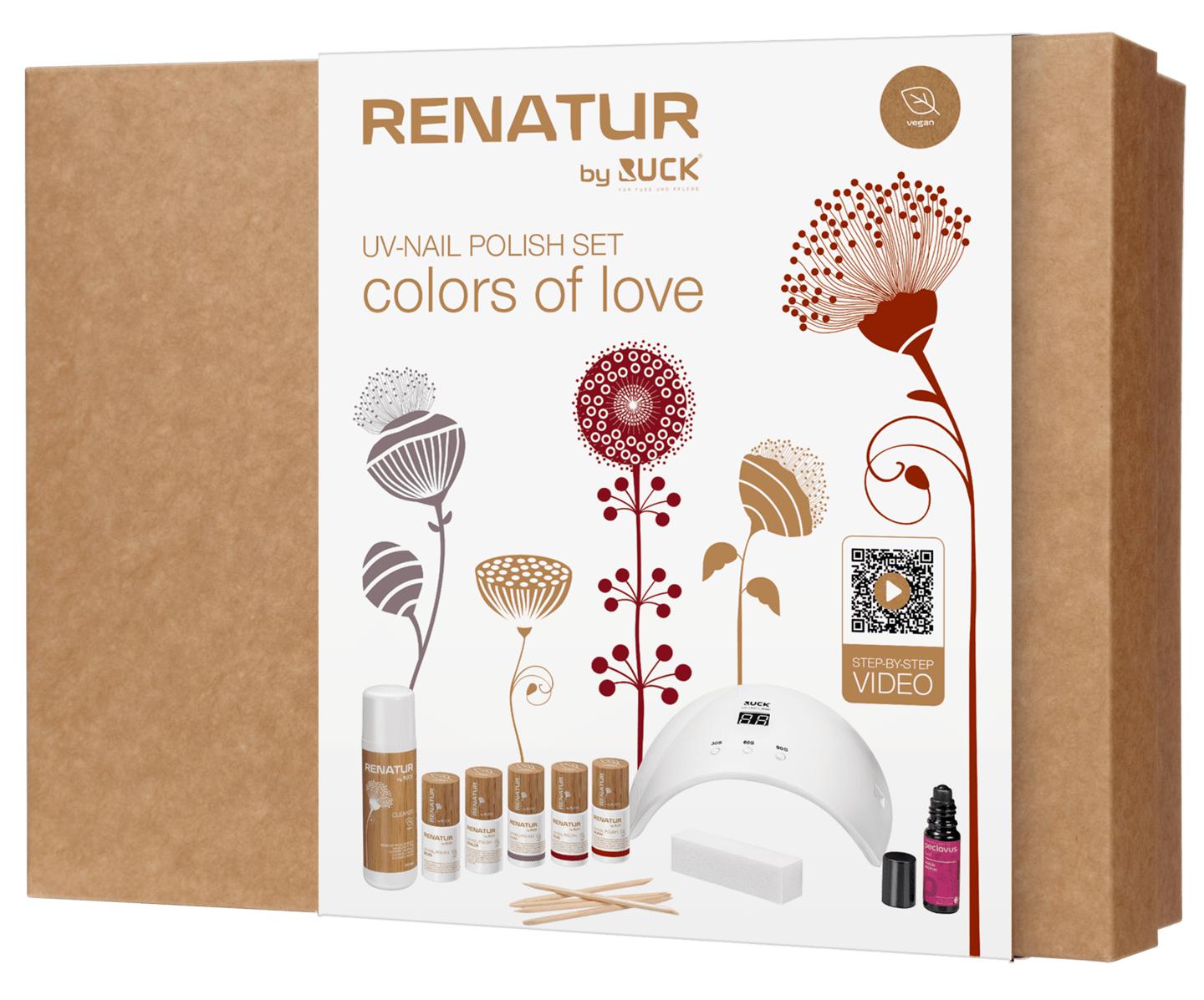 RENATUR by RUCK UV-Nail Polish Set "colors of love"