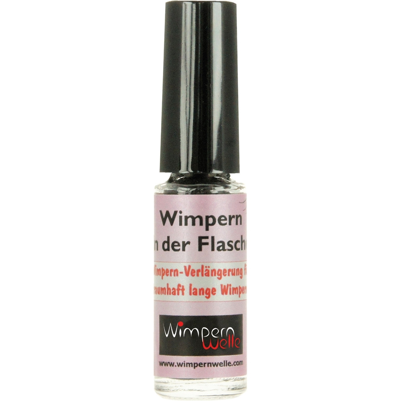 Wimpernwelle Wimpern in der Flasche (Wimpernverlängerung, schwarz)