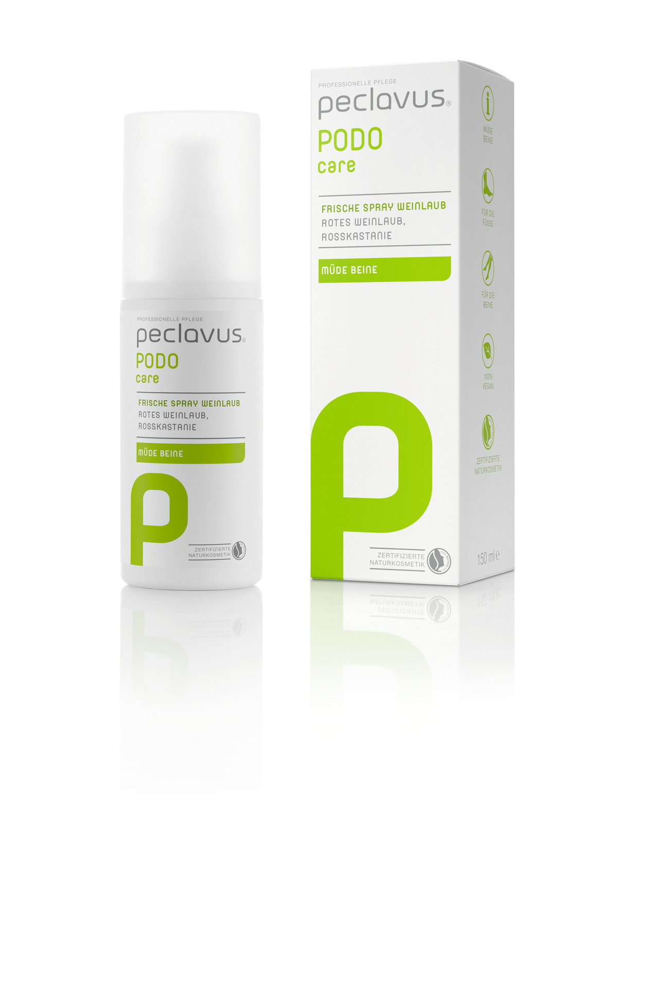 Peclavus PODOcare Frische Spray Weinlaub | 150 ml