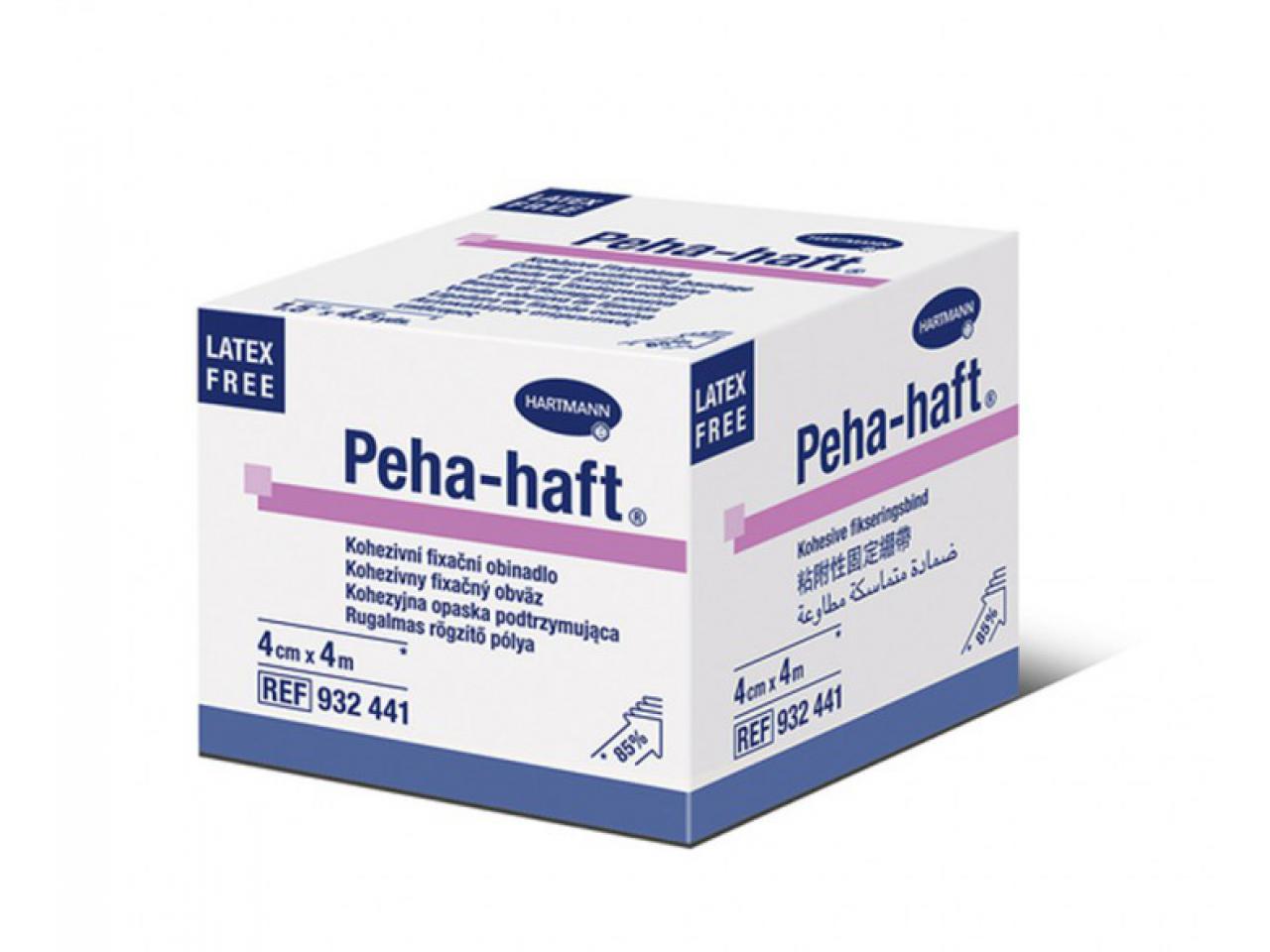 Peha-haft Fixierbinde latexfrei, 4 m x 4 cm