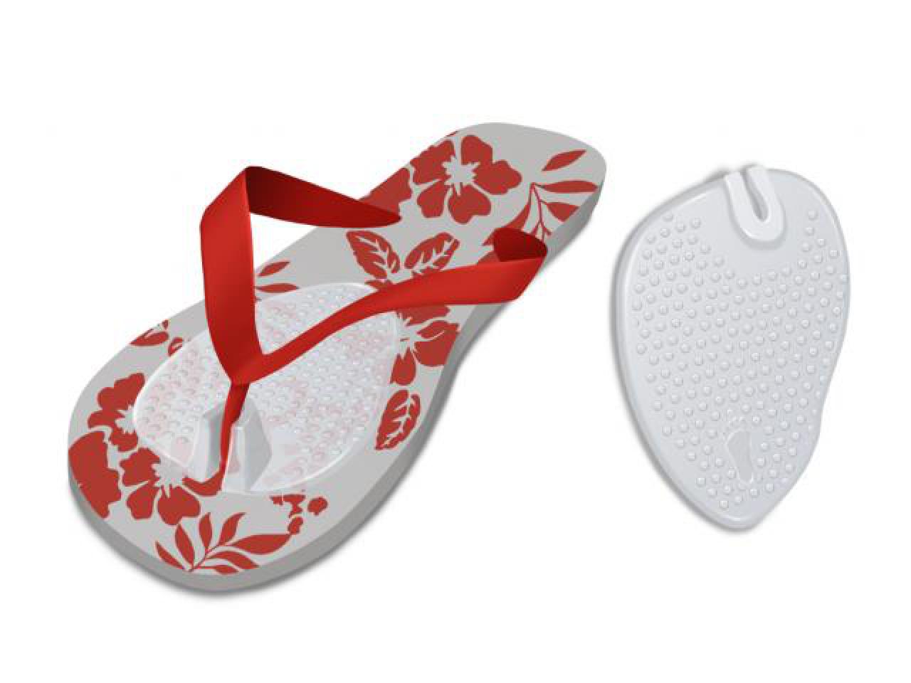 FRESCO Flip-Flop Sandalen Zehenschutz mit Vorfußpolster 1 Paar FRESCO Flip-Flop Sandalen Zehenschutz mit Vorfußpolster 1 Paar