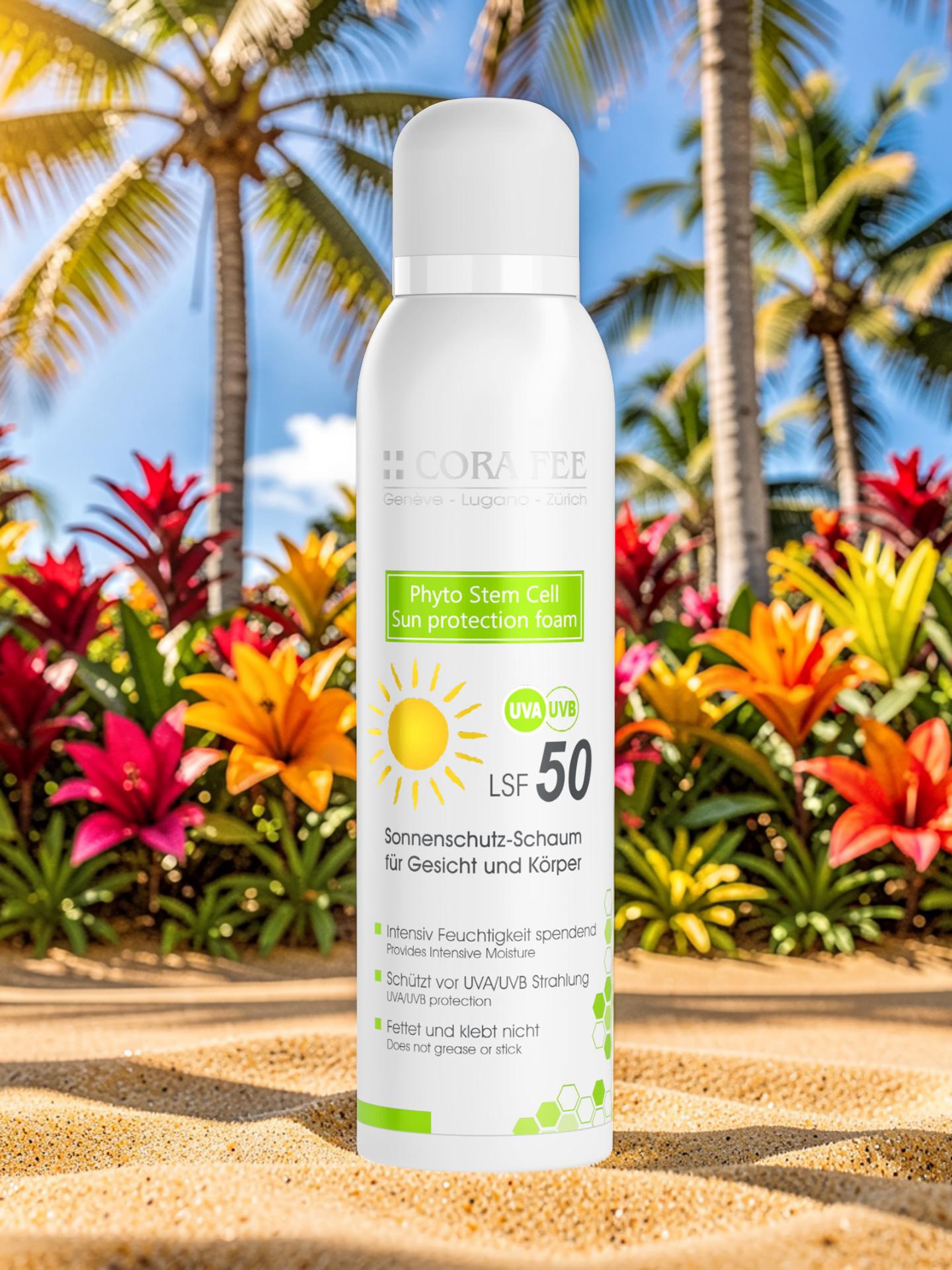 Cora Fee Phyto Stem Cell Sun Protection Foam LSF 50 | 150 ml