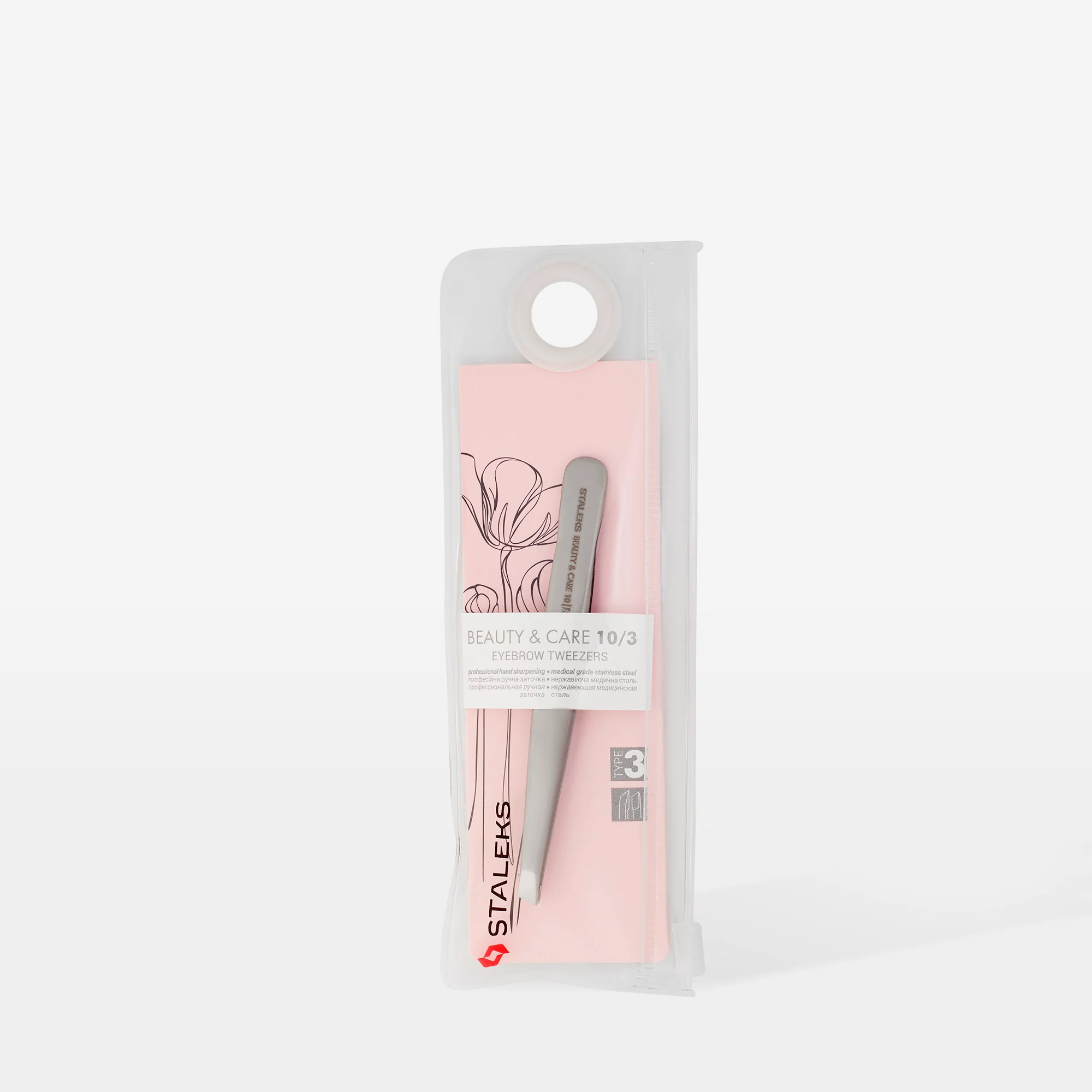 STALEKS Augenbrauenpinzette BEAUTY & CARE 10 TYP 3