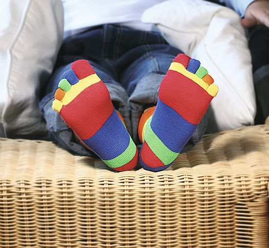 Zehensocken, Größe 32, 1 Paar Zehensocken, Größe 32, 1 Paar