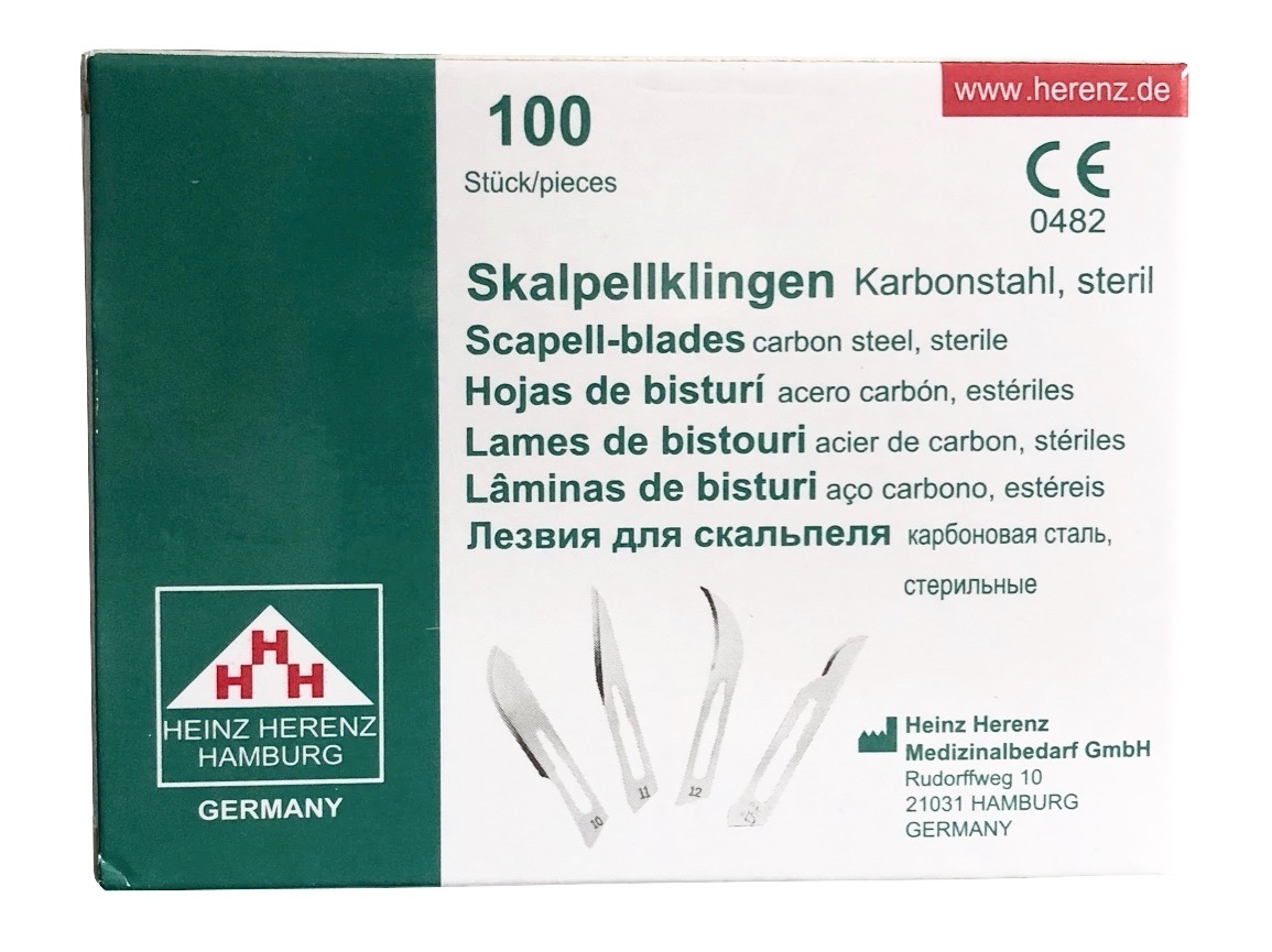 HEINZ HERENZ Skalpellklingen 100 Stück | Figur 23 HEINZ HERENZ Skalpellklingen 100 Stück | Figur 23