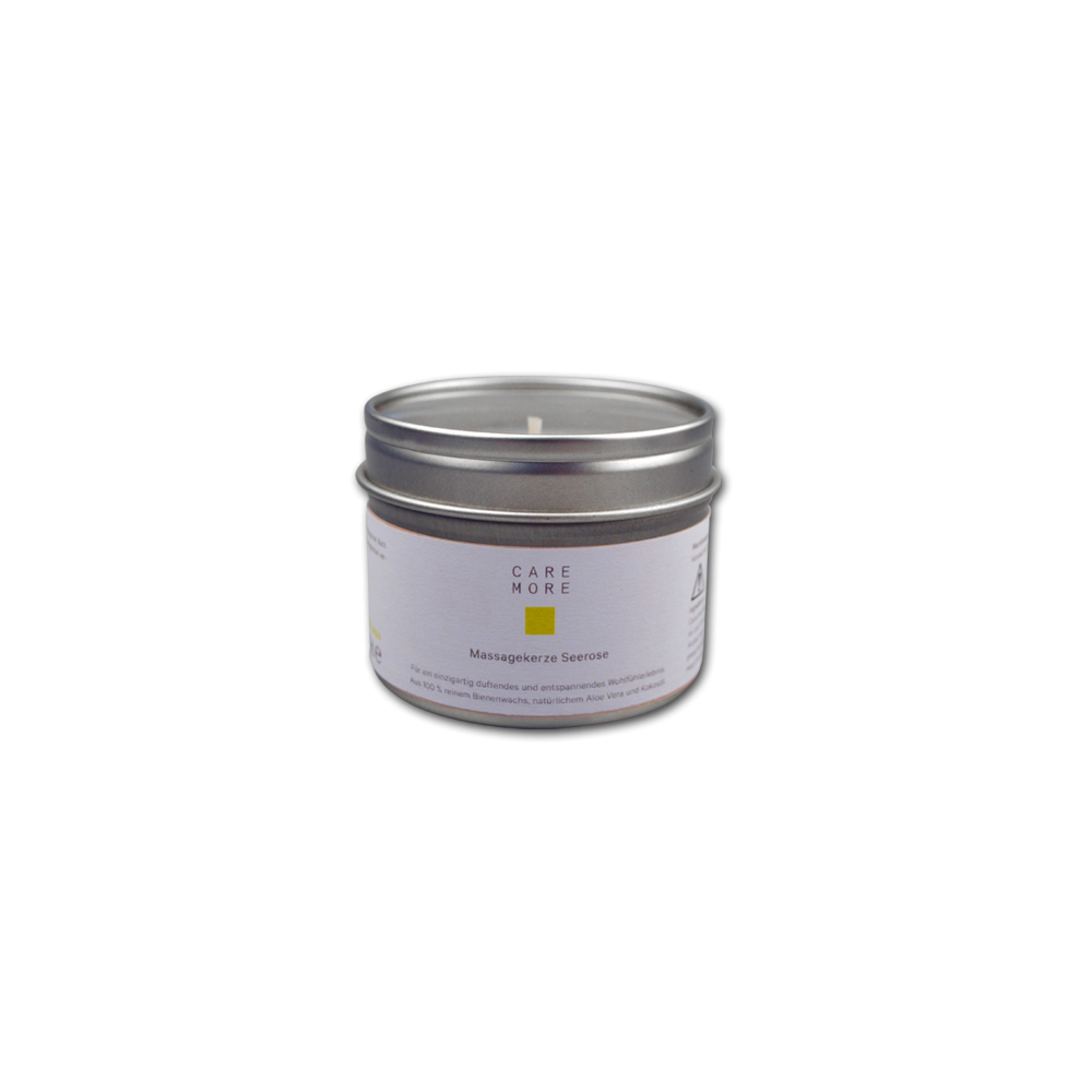 CARE MORE Massagekerze 50 ml Seerose