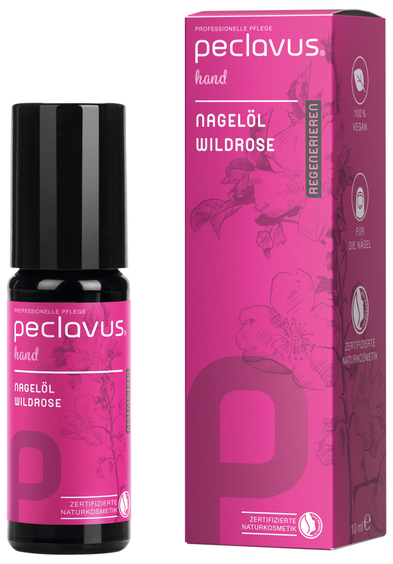 PECLAVUS Nagelöl Wildrose 10 ml | Regenerieren