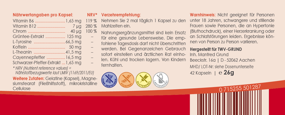 Tadelia® Body Fit Booster mit Tadelia hCG Stoffwechseldiätplan + Hormony Complex G B12 Tropfen