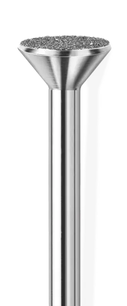 BUSCH TOP Grip Haut- und Nagelschleifer, trichterförmig, Diamant, mittel, Ø 6,5 mm